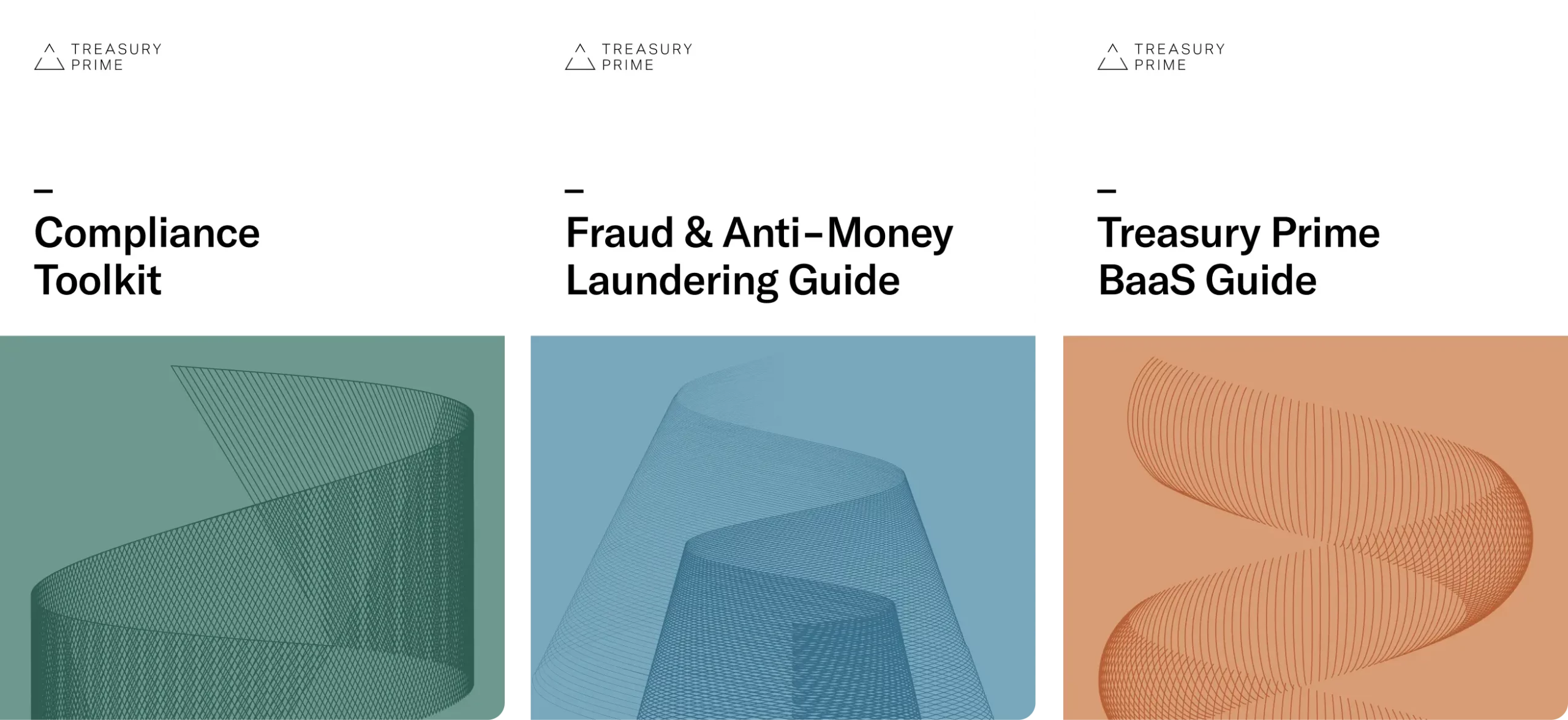 Three fintech and BaaS guides created by Treasury Prime